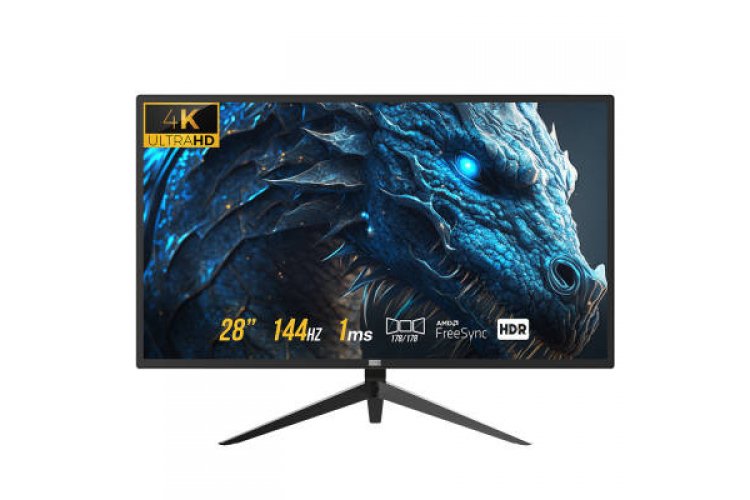 Dragos Edgeless GP-F28UHD 1ms 4K 60Hz + 2K 144Hz Hdmi Dp 3840*2160 28 HDR/FREESYNC/LOWBLUE/ANTI-FLICKER/MPRT II 4K RGB GAMING MONİTÖR