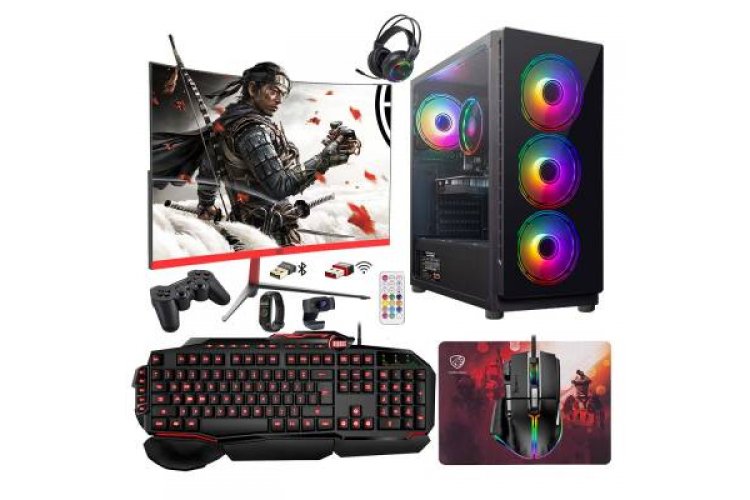 Turbox Radiant i5 10400F 16GB 512GB M.2 SSD 6GB GTX1660 Super 23.6 165Hz Oyuncu Masaüstü Bilgisayarı